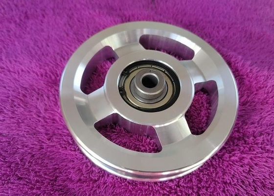 जिम 89mm 114mm तार रस्सी चरखी पहियों पॉलिश
